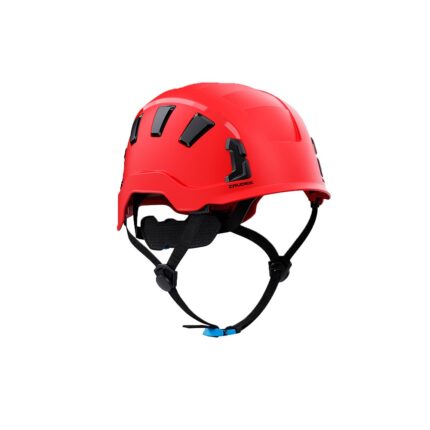 Nuovo casco ventilato lavori in quota Irudek Oreka II Vent certificato EN 397 ed EN 12492 - Colore Rosso