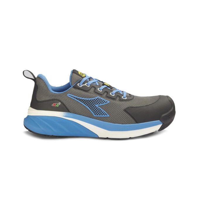 Nuove scarpe antinfortunistiche Diadora Vortex DA2 Low S1PS - Colorazione Antracite/Imperial Blue